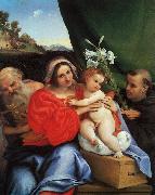 Lorenzo Lotto Virgin and Child with Saints Jerome and Anthony oil painting picture wholesale